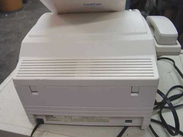 Brother MFC1950MC rear view showing ventilation slots, power connector, and rating label