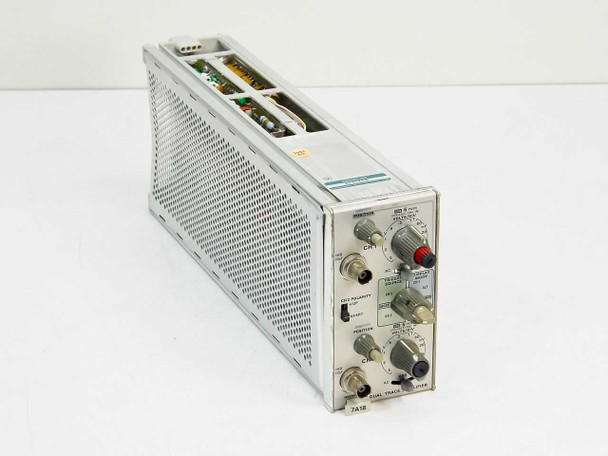 Tektronix 7A18 Dual Trace Amplifier - Tested Working