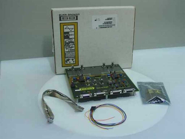 Burr-Brown DEM-DSP102/202C Evaluation Fixture complete set with original box, main board, ribbon cable, wire harness, and accessory bag