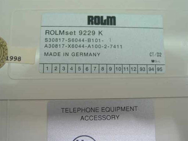 Rolm 9229K 28-Button Add-On Module - Digital Phone System ROLMset 9229 K - WHITE