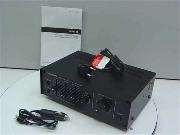 Realistic MPA-25 Mobile PA Amplifier - 12VDC and 220 VAC 32-2033A