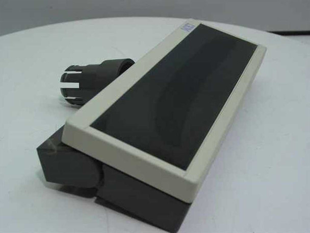 IBM 10J0268 LED customer display – angled right-side view showing full unit with dark LED display face and proprietary connector