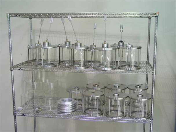 Glass Wobble Stick Test Chamber Vacuum Chambers - Large Lot