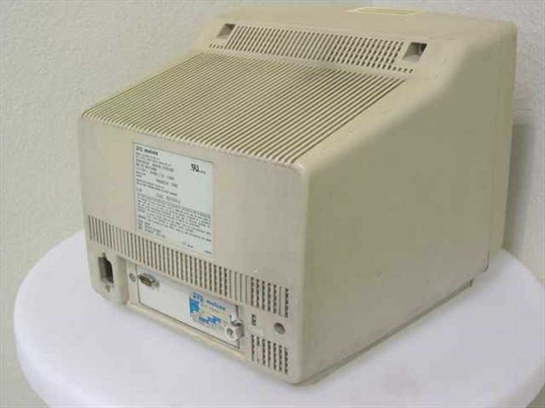 Matrox CM1474AMA 14in CRT monitor — rear view showing ventilation ridges, rating label, and DB-9 connector