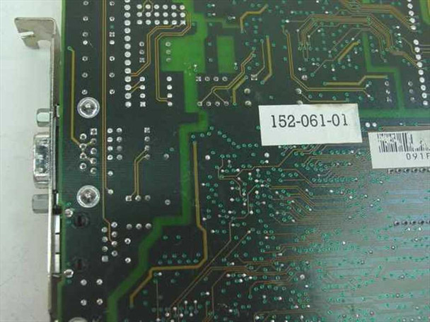 Madge Smart 16/4 Ringnode 152-061-01 — PCB reverse side with part number label 152-061-01 and barcode sticker visible