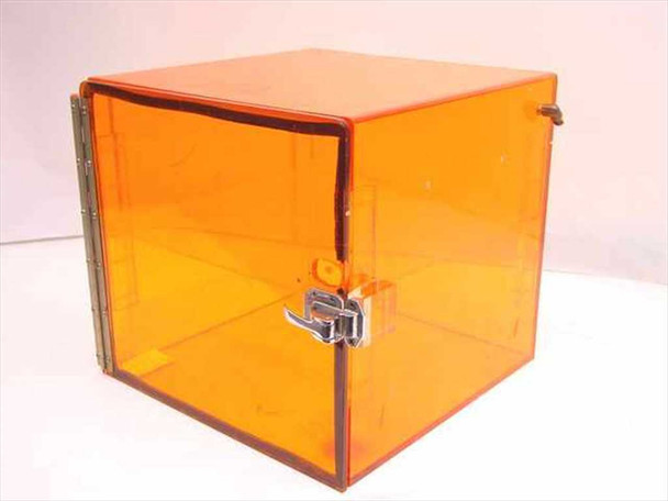 Generic Dry Box Plexigass Tabletop Dry Box 14 x 14 x 13 Orange