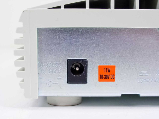 3Com 3C16754 power input port showing 11W 10-30V DC label on rear panel