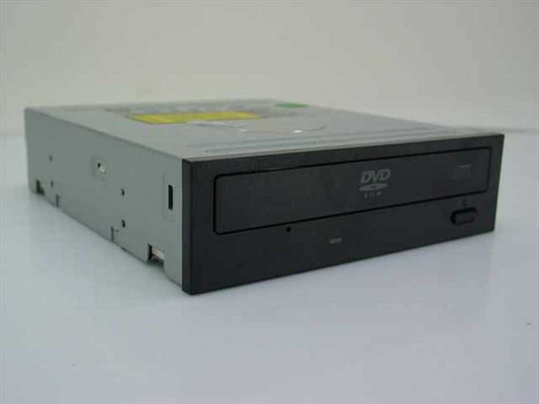 HP SOHD-167T 290992-ED0 16X IDE DVD-ROM drive — front panel angled view showing black bezel, tray, and DVD logo