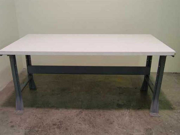 Edsal 36x72x34"H Tech Bench - Laminate Top w/flaired legs