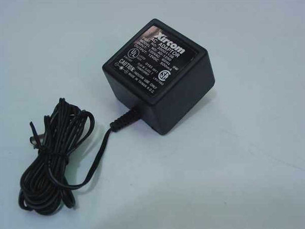Xircom AD-1250 AC Adapter 2000113B front view showing black plastic housing and DC output cable