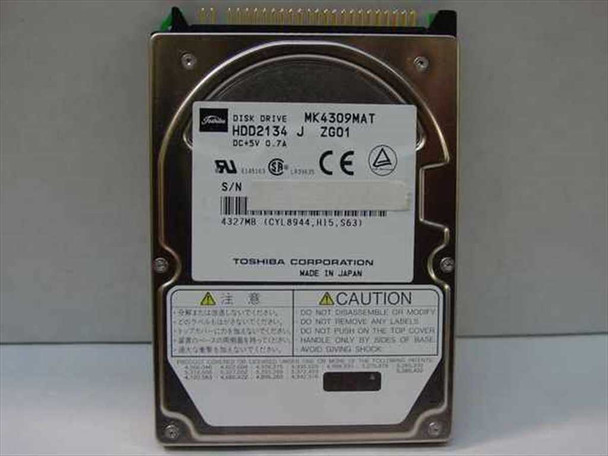 Toshiba MK4309MAT 4.1GB Laptop Hard Drive