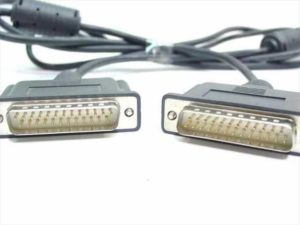 Parallel cable included with PCT-5500 CardGrabber showing DB-25 male connectors on both ends