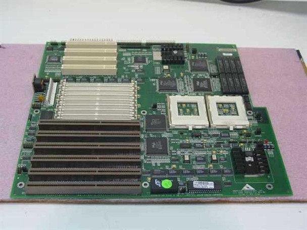 AMI Titan-II dual processor server motherboard top view showing dual Socket 5/6 CPU sockets, EISA and PCI expansion slots
