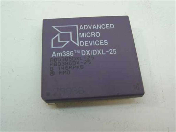 AMD A80386DXL-25 Am386 DX/DXL-25 Vintage 386 25 Mhz Processor