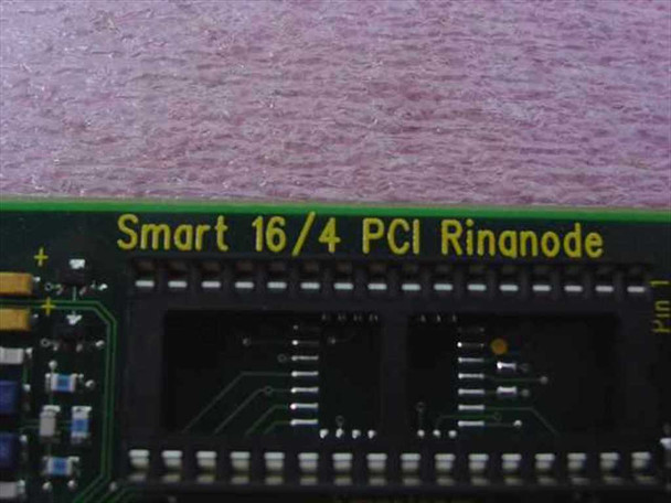 Madge Smart 16/4 PCI Ringnode — close-up of PCB silkscreen reading 'Smart 16/4 PCI Ringnode'