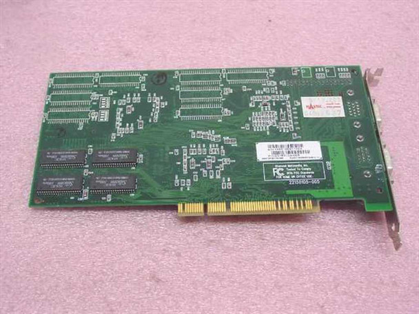 Diamond Monster 3D II PCB solder side – rear of board showing memory chips, FCC label, and part number sticker