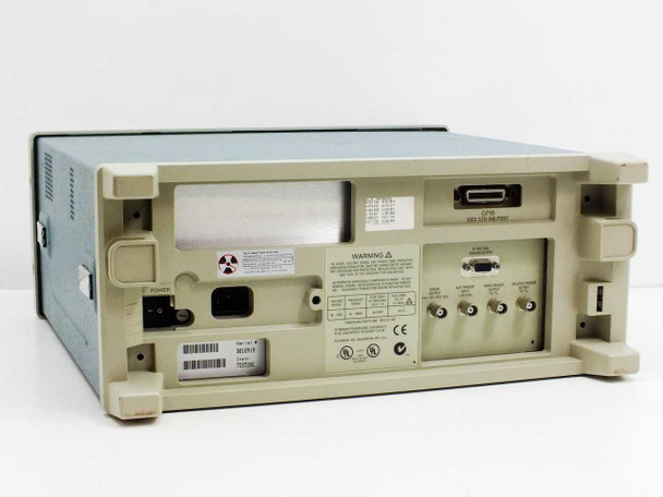 Tektronix TDS520C rear panel overview showing all ports and connectors