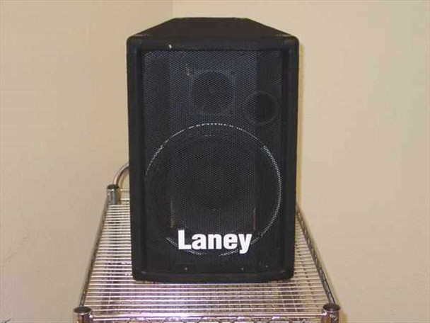 Laney CT10 speaker cabinet – front view with grille removed, showing 10" bass driver and tweeter