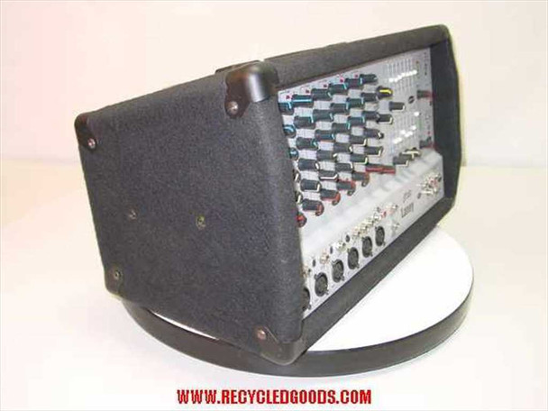 Laney CD650 powered mixer — right-side angled view showing front panel, XLR inputs, and RCA connections