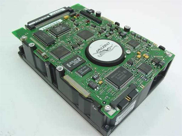 Seagate ST19101WC Cheetah PCB controller board view showing main controller ICs and Cheetah branding disc