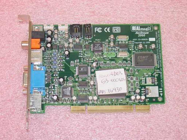 Sigma Designs 53-000626 PCI Video Card RealMagic NetStream 2000