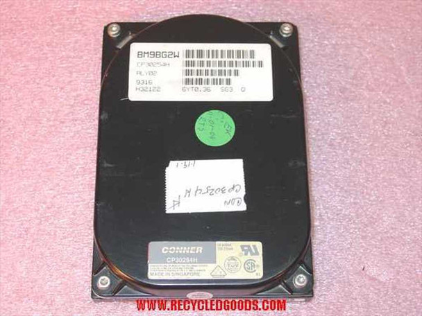 Conner CP30254H 250MB 3.5" IDE Hard Drive
