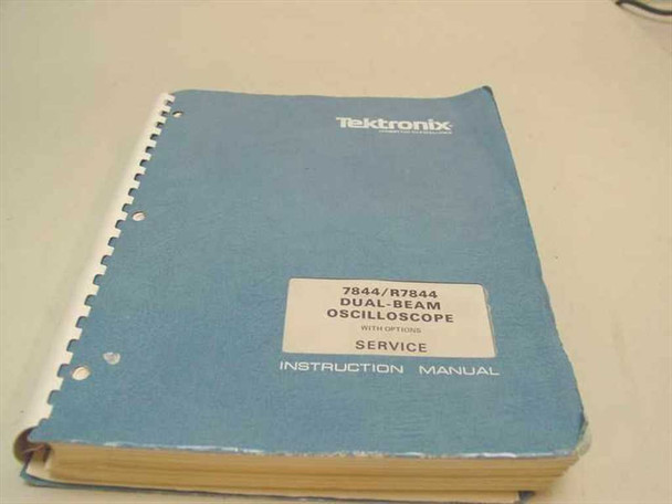 Tektronix R7844 Dual-beam Oscilloscope Instuction manual