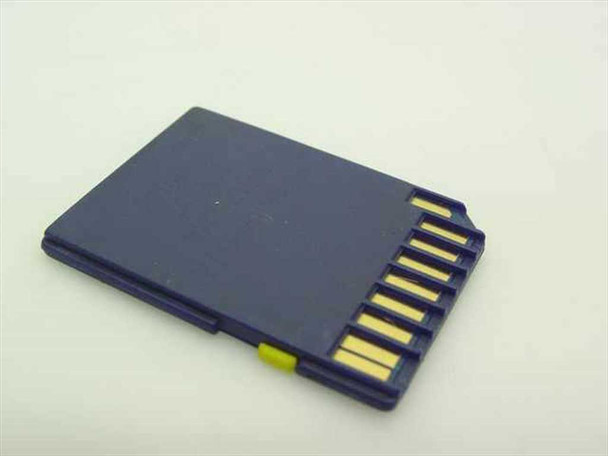 Lexar Platinum SD512-32 512MB SD Card – rear view showing gold contact pins
