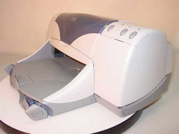 HP DeskJet 960C – right side and rear three-quarter view