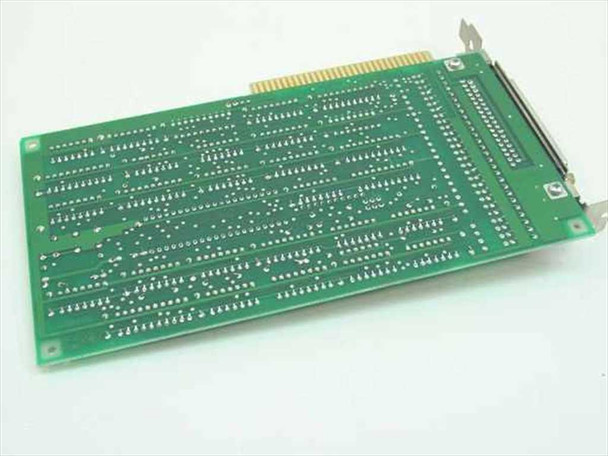 Zenith 85-3332-01 Parallel Serial ISA Card – solder-side view showing PCB traces, 8-bit ISA edge connector, and 37-pin D-sub connector on bracket