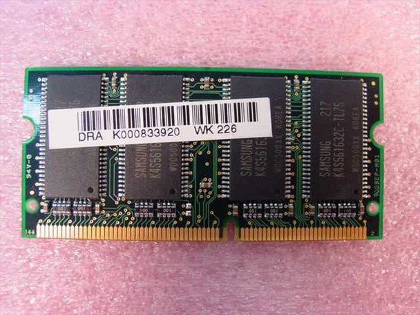 Samsung 256MB PC133 256MB PC133 SODIMM 144-pin CL3 Laptop Memory