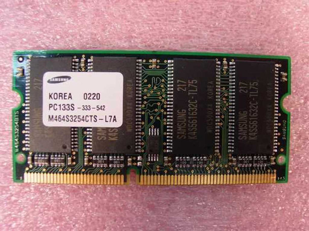 Samsung 256MB PC133 256MB PC133 SODIMM 144-pin CL3 Laptop Memory