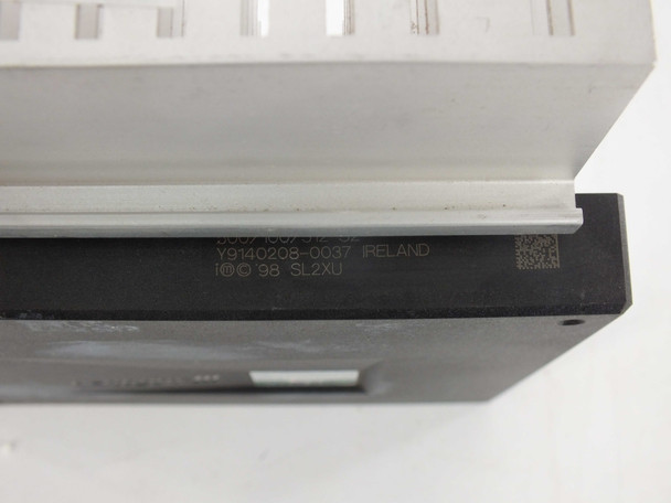 Intel SL2XU Pentium III Xeon Slot 2 CPU – edge label close-up showing SL2XU, Ireland, and date code 98 markings