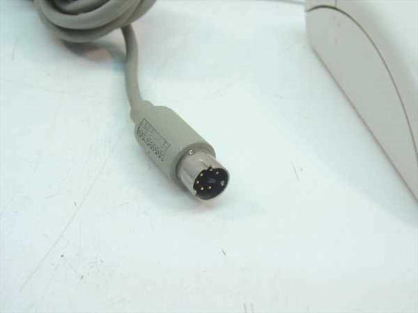 Logitech CA-93-6MD PS/2 mouse — close-up of 6-pin Mini-DIN PS/2 connector plug