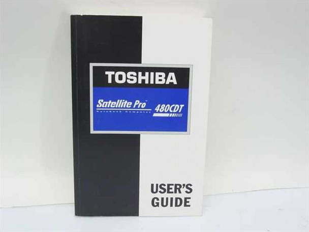 Toshiba Satellite Pro 480CDT Laptop User's Guide Paper Back Manual