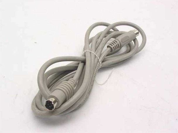 PS/2 cable included with Preh Commander MC128WX POS keyboard — gray Mini-DIN to Mini-DIN cable