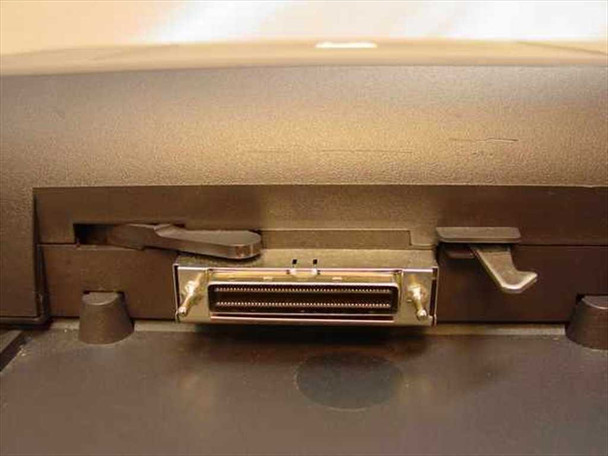 Dell Latitude C/Dock 8219P – close-up of proprietary laptop docking connector centered on platform with locking tabs visible