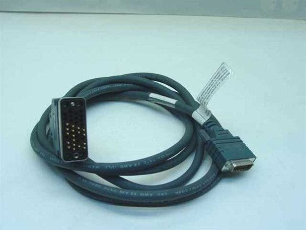 Cisco 72-0791-01 V.35 Male DTE serial cable full length view showing DB60 and smart serial connectors