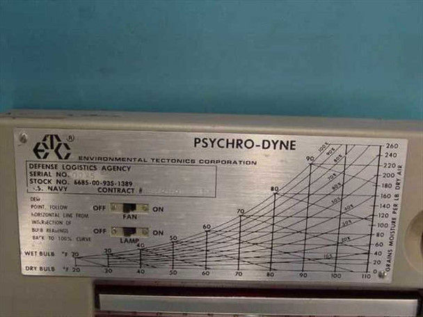 Environmental Tectonics Corp PSYCHRO-DYNE Psychrometer for Relative Humidity
