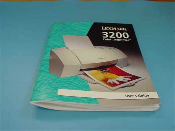 Lexmark 3200 Lexmark 3200 Color Jetprinter User's Guide