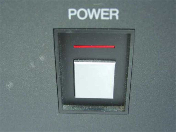 Panasonic ET-100DS scan converter – close-up of front panel power button with red indicator strip