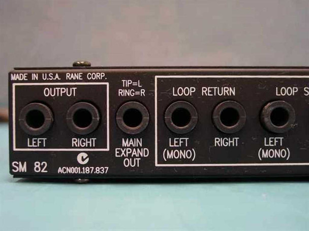 Rane SM 82 8 Channel Stereo Audio Mixer Rackmount