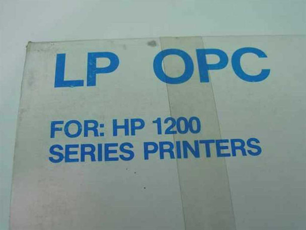 Close-up of HP LP OPC Belt box label reading LP OPC For: HP 1200 Series Printers