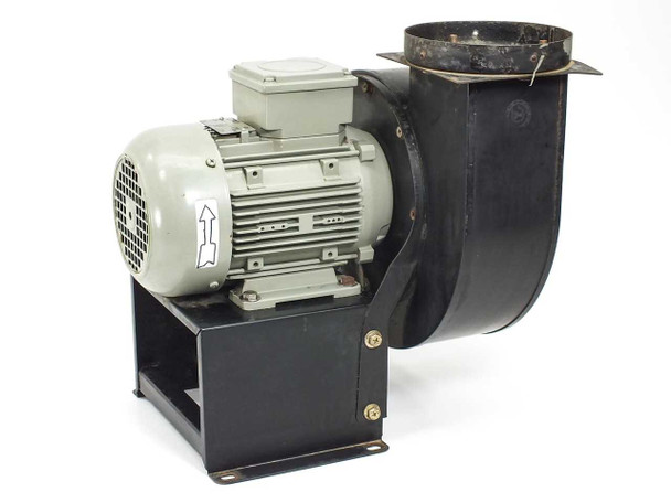 Ciro QS 80M2A H 220/460VAC Phase-3 1-HP 0.75kW Motor w/ 8.5" Blower Fan 6" Ports