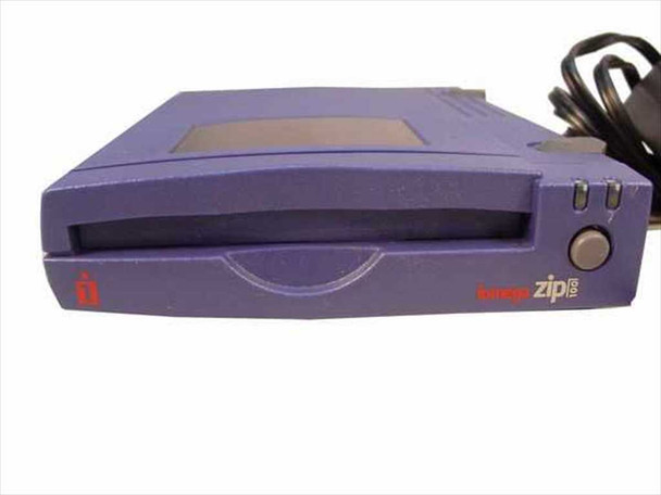 Iomega Zip 100 Z100S2 External SCSI Drive right side view showing disk slot and eject button