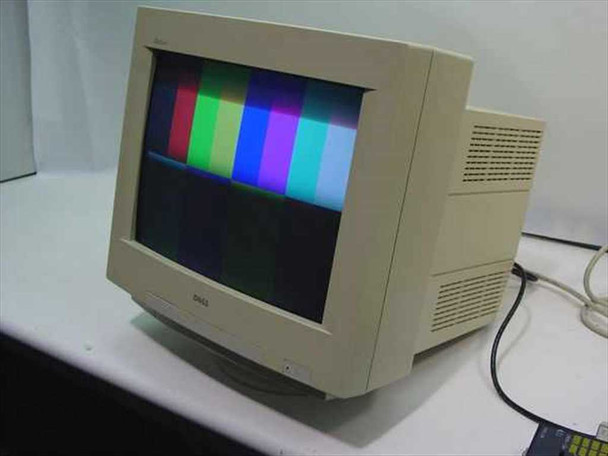 Dell D1726-HS 17" SVGA Trinitron Monitor "Yellowed"