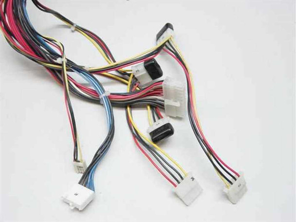 Dell HP-233SNF ATX power supply — close-up of Molex 4-pin large peripheral and small floppy power connectors