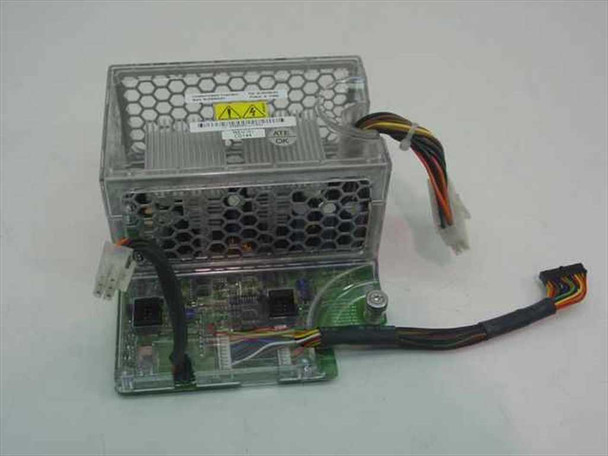 Compaq 207066-001 ProLiant DL380 G2 DC Converter Module – front and side view showing power cage, attached PCB, and multi-pin cabling