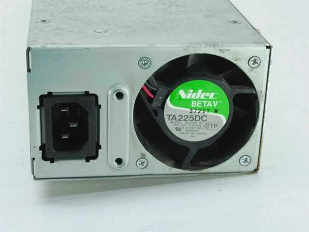 Teapo TP333B power supply – rear panel view showing IEC AC inlet and Nidec Beta V cooling fan