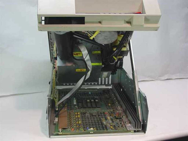 Digital TS05-AA interior view with cover removed – main logic and controller PCB at bottom, motor, ribbon cables, and internal wiring visible